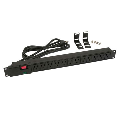 Shop with afterpay on eligible items. 19 in Rackmount 12 port power strip w/ Surge Protection