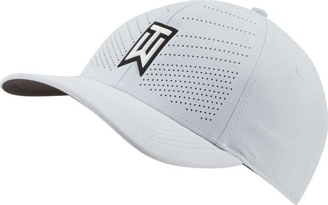 Nike [s M] Adult Unisex Tiger Woods Tw Aerobill Heritage86 Golf Hat Sky Grey Bv1070 042