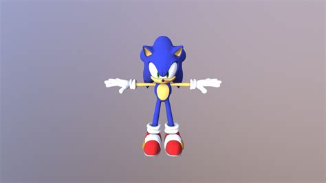 Xbox 360 Sonic Unleashed Sonic The Hedgehog 3d Model By