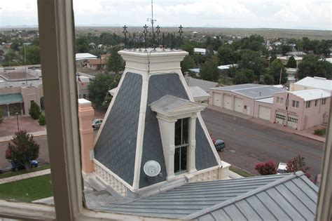 Presidio County Courthouse Marfa View From Inside The Lantern Room