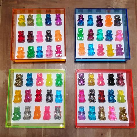 Diy Resin Art, Resin Crafts, Candy Room, Shadow Box Art, Candy Art