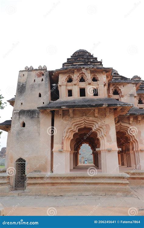 Lotus Mahal At Hampi Karnataka Archaeological Site In India India