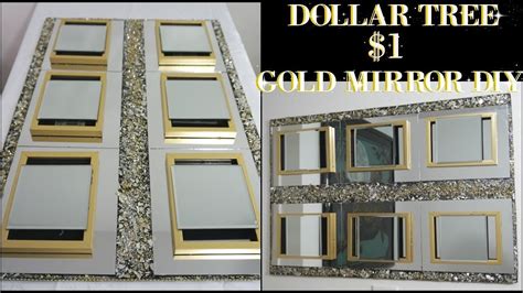 It's a very easy project to do that would be a great addition to. DIY DOLLAR TREE | GOLD MIRROR WALL DECOR | DIY HOME DECOR ...