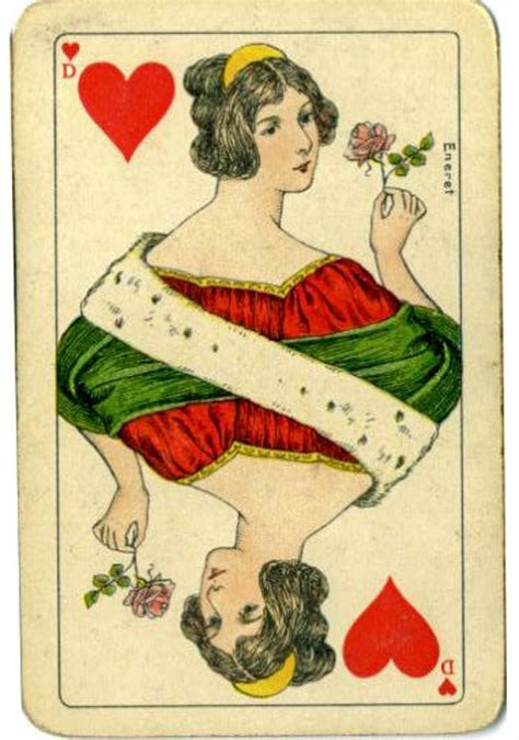 Playingcardstop1000 Adolph Wulff Queen Of Hearts Queen Of Hearts