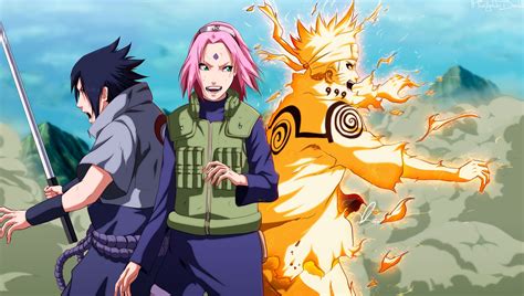 Download 1920x1080 Naruto Shippuuden Team 7 Sakura Sasuke Naruto