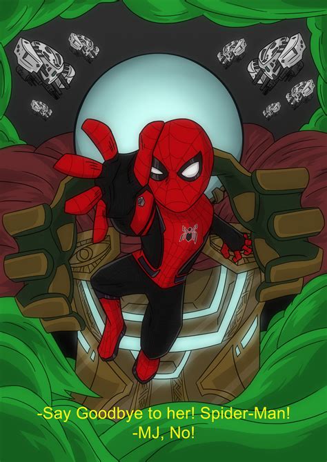 Afiq Khairul Spider Man Far From Home Fan Art Poster