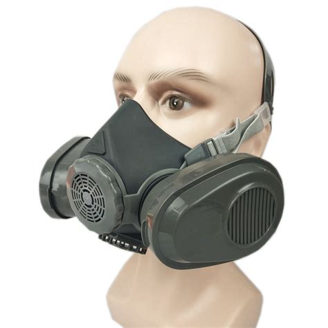 Fabrication Personal Protective Rubber Anti Dust Half Face Gas Mask