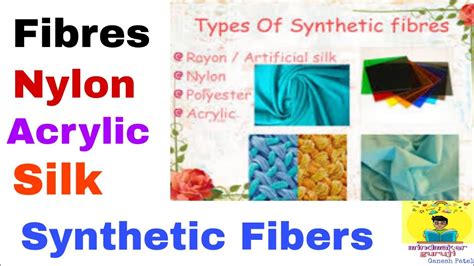 Synthetic Fibres Types Of Synthetic Fibres And Plastics Cbse Class