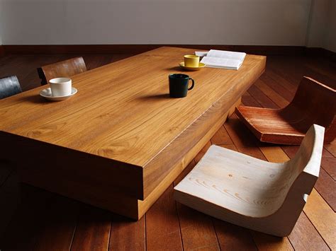 This is a traditional style japanese dining table. Zen Inspired Interior Design
