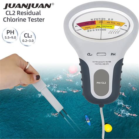 Cl Tester In Water Quality Ph Chlorine Pc Level Portable Digital