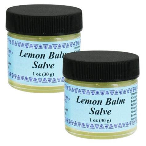 Wiseways Herbal Natural Skin Care Lemon Balm Salve 1 Ounce 2 Pack