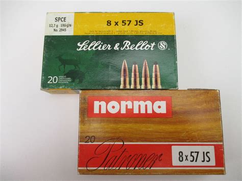 Assorted 8x57 Js Ammo Lot Switzers Auction And Appraisal Service