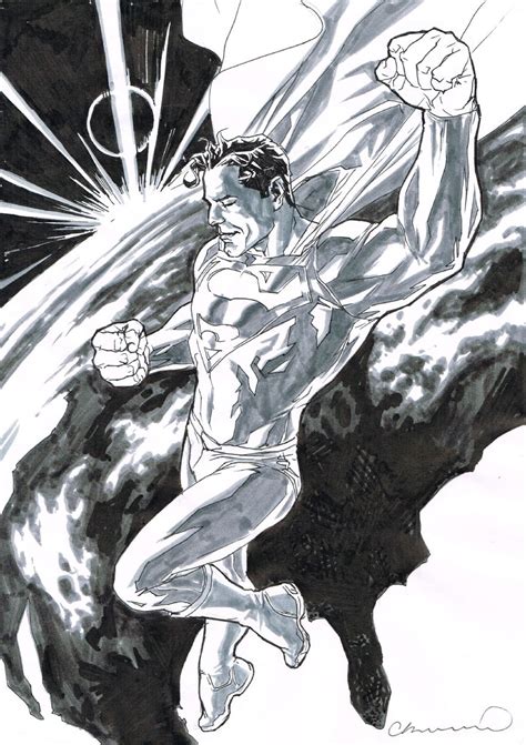 Superman By Lee Bermejo Cover Art American Comics Drawings