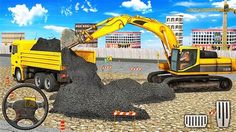 Heavy Excavator Simulator Construction Road Builder 2021 Android