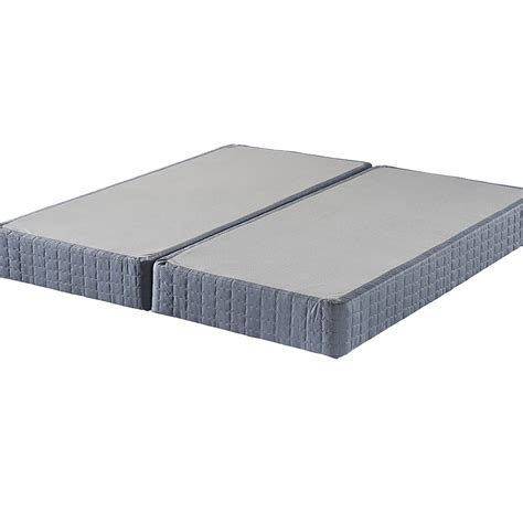 Box springs are a metal or wooden box covered with fabric. Serta Split Queen Low Profile Box Spring - Home ...
