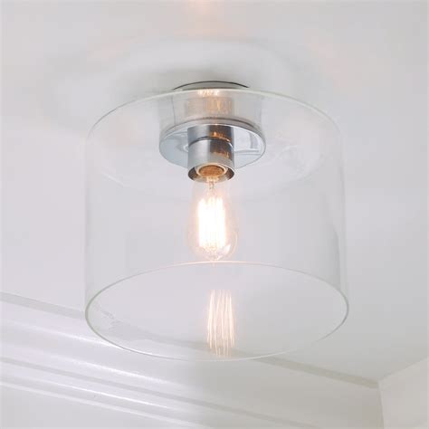 This element is particularly beautiful and creates an attractive aesthetic fusing glass ceiling. Simple Glass Ceiling Light - Shades of Light