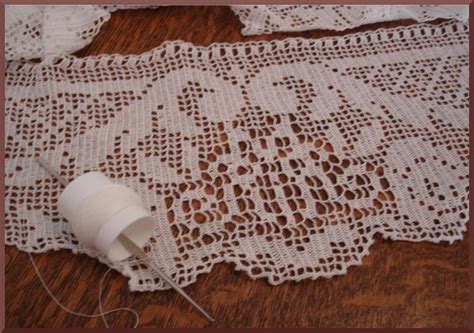 Altar Lace 2in The Making Filet Crochet Altar Cloth Clothing