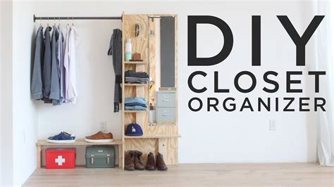 With easy track, everything is in a box. DIY Closet Organizer - YouTube