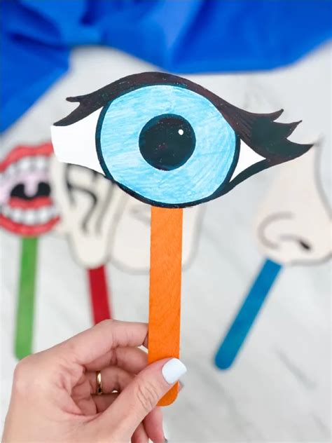 5 Senses For Kids Puppets Free Printables