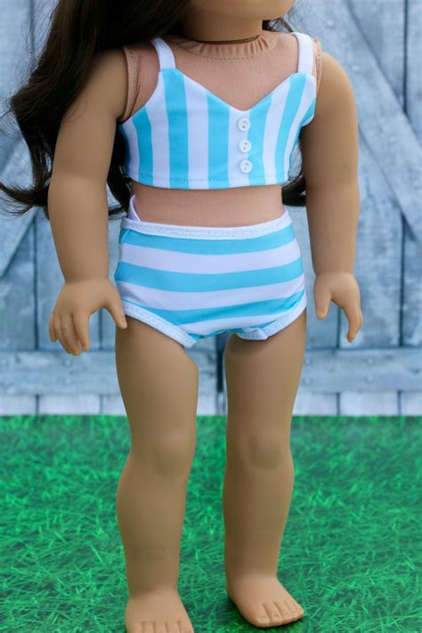 American Made Doll Clothes Pc Bikini Swimsuit By Closet Chloe