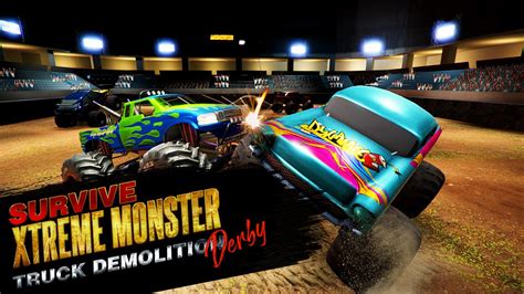 Monster Truck Demolition Derby Car Racing Crash Stunt Destruction