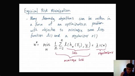 Lecture 23 — Empirical Risk Minimization Introduction To Machine