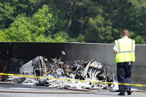 Plane Crashes On Atlanta Highway Four Dead