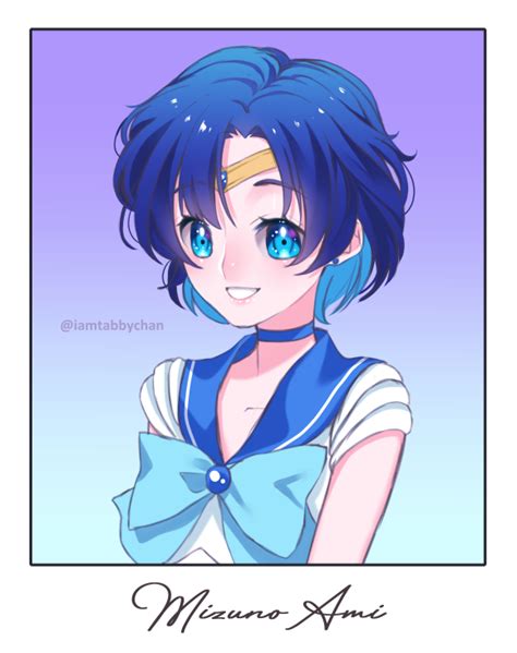 Safebooru 1girl Bangs Bishoujo Senshi Sailor Moon Blue Choker Blue Eyes Blue Hair Blue