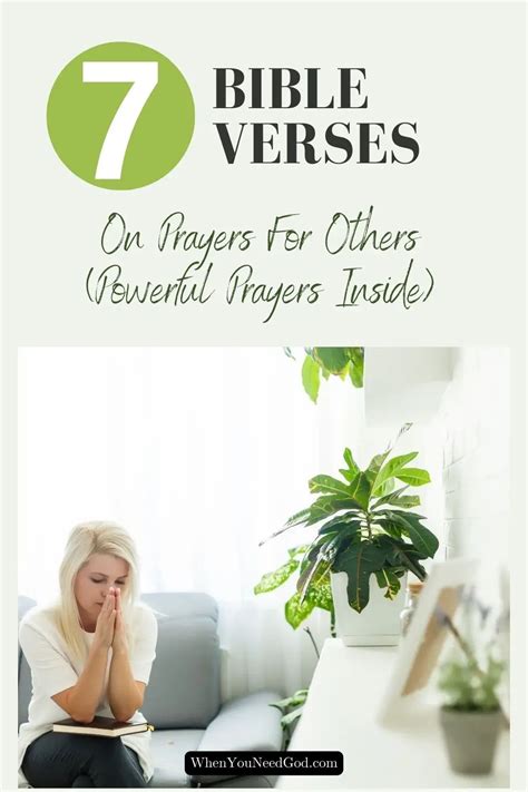 7 Important Bible Verses On Prayers For Others Powerful Prayers Inside