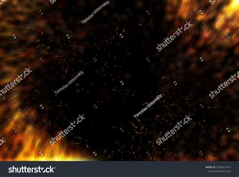 Sparks Fire Epic Burning Photo Overlay ภาพประกอบสต็อก 1658021014