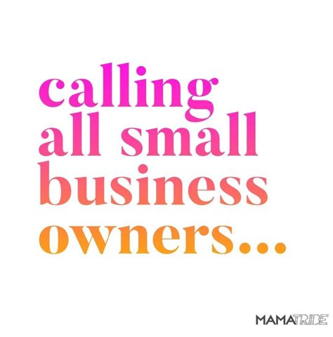 Calling All Small Business Owners