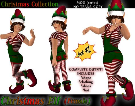 Silviafas In Sl L 1 Christmas Elf Female