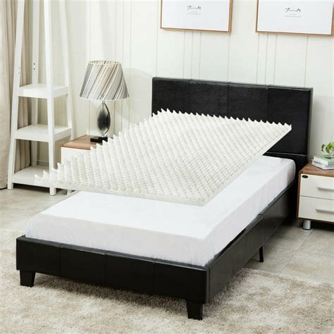Wake up refreshed after uninterrupted sleep with cozy mattress topper queen options. Egg Crate Convoluted Foam Mattress Topper Orthopedic Firm
