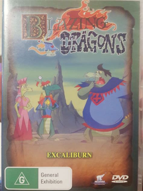Blazing Dragons Excaliburn Cartoon Dvd Nelvana Tv Show Terry Jones