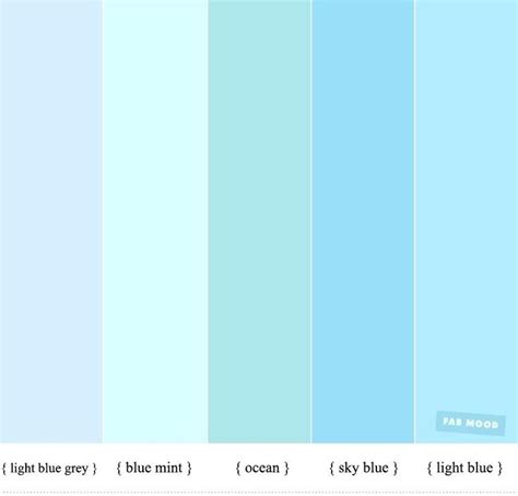 Light Blue Color Scheme In 2023 Trendedecor
