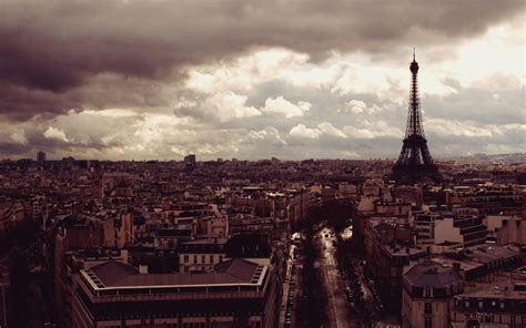 Papel De Parede Paris Torre Eiffel Vista Do Topo 2560x1600