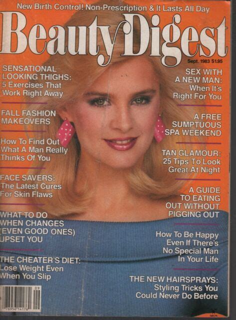 Beauty Digest September 1983 Vintage Style Beauty Magazine 073019ame Ebay