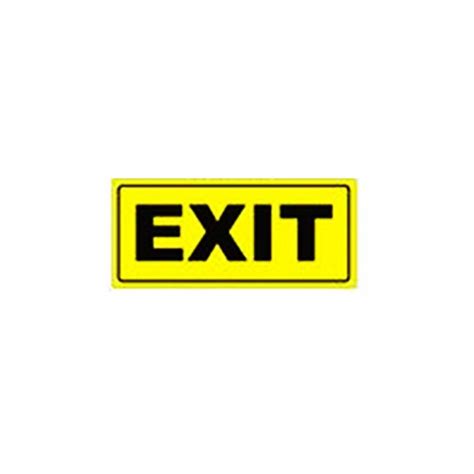 Yellow Construction Exit Signs Free Image Download