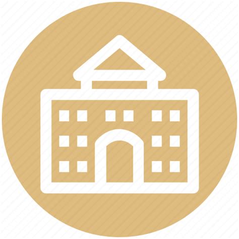 Building College Institute School University Icon Download On