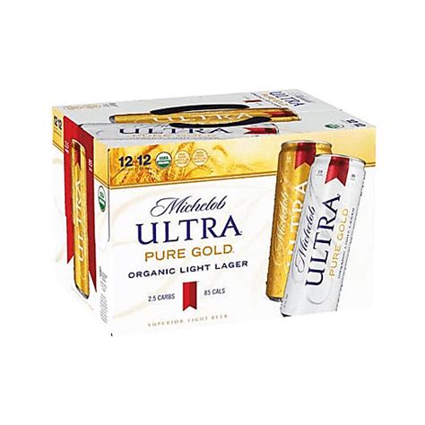 Michelob Ultra Pure Gold 12pkc 12 Oz Light Lager Bevmo