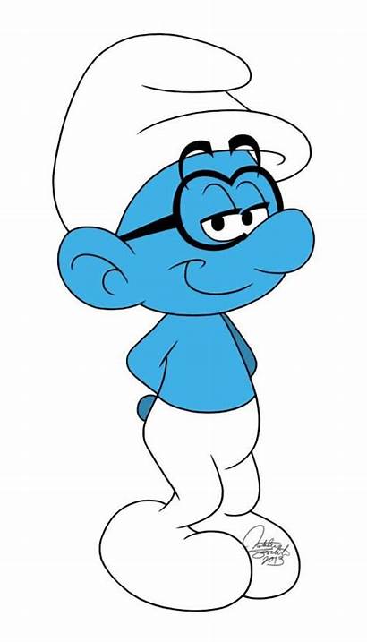 Brainy Smurf Smurfs Profile Stories Glasses Hero