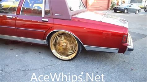 Acewhipsnet Chevy Ls Box On 24 Gold Daytons Youtube