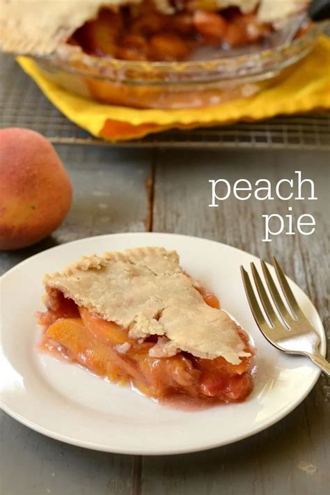 Easy Peach Pie Recipe - Real Food Real Deals