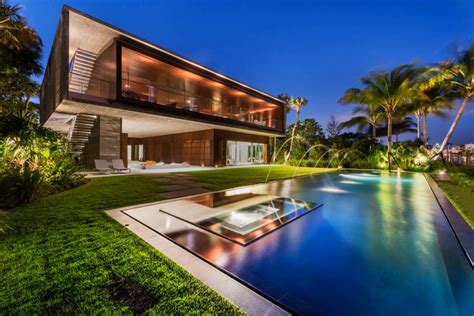 Opening hours for home decor in miami, fl. A Luxury Miami Beach Home With Pools, Natural Lagoons, And ...