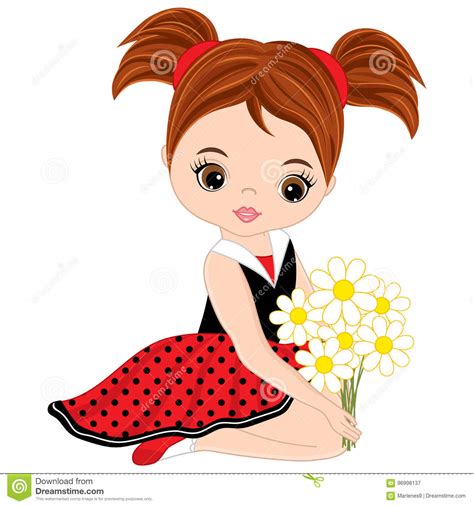 Little Girl With Flowers Clipart 10 Free Cliparts Download Images On