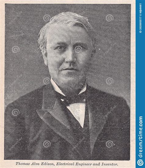 Thomas Alva Edison 1847 1931 Editorial Photography Image Of