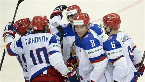 Eishockey Wm Russland Gewinnt Gegen Chancenlose Schweizer Der Spiegel