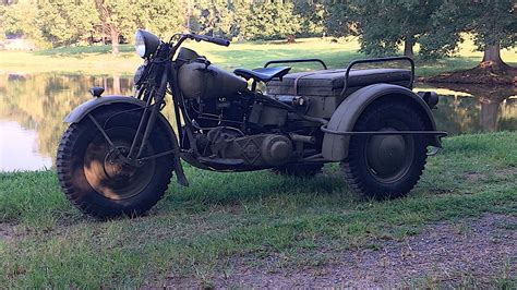 One Of Few 1941 Harley Davidson Ta Knucklehead Is The Rarest Wartime