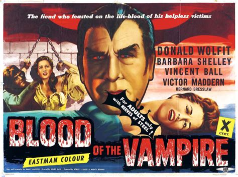 The Celluloid Highway Blood Of The Vampire 1958