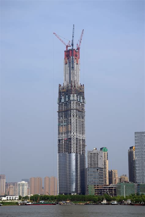The wuhan greenland center is currently being built in the chinese metropolis of wuhan. Wuhan Greenland Center - Wikipedia